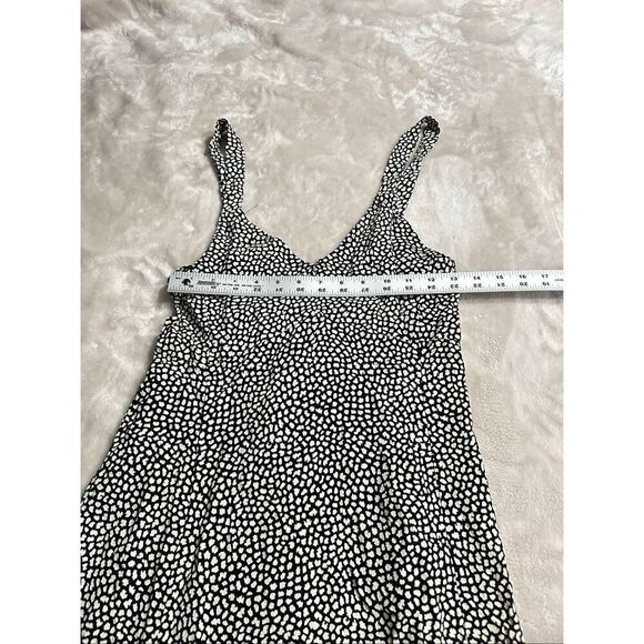 Satlwater Luxe Women's Size XS Black White Sleeveless Open Back Maxi Dress - Picture 6 of 9